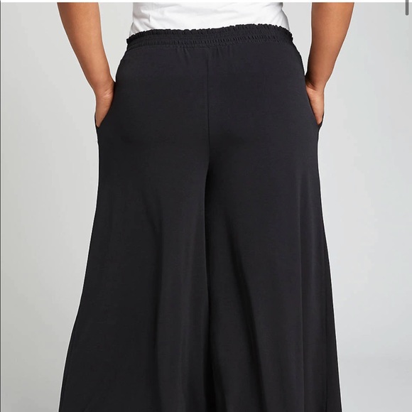 NWT Lane Bryant Knit Kit Pull-On Wide Leg Pant - Picture 4 of 5